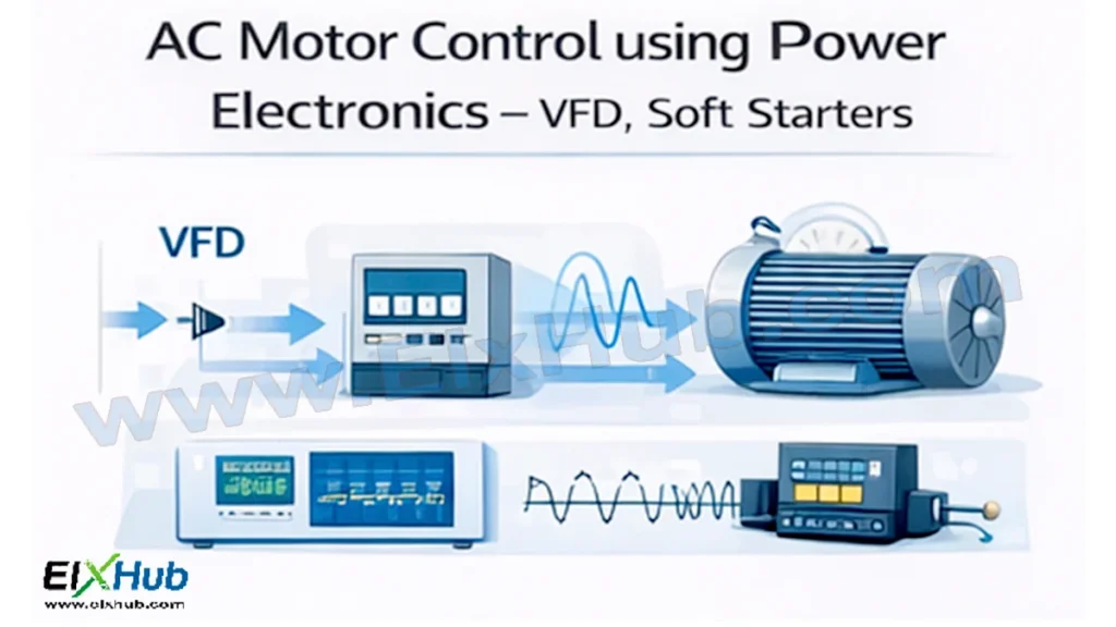AC Motor Control using Power Electronics – VFD, Soft Starters