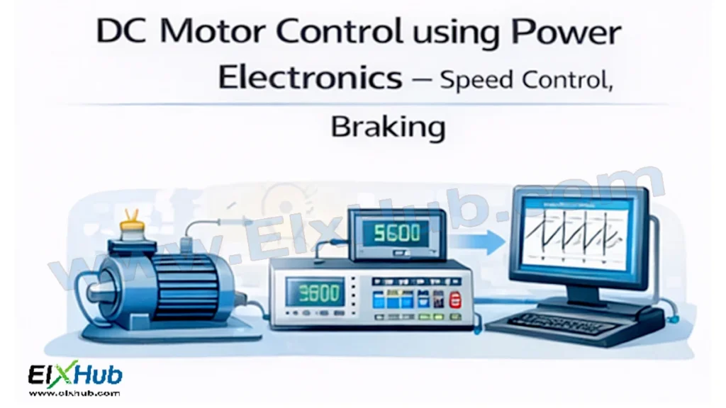 DC Motor Control using Power Electronics – Speed Control, Braking