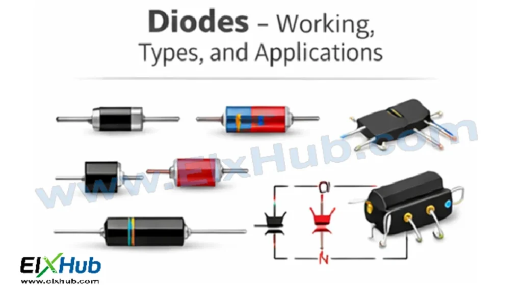 Diodes working types applications