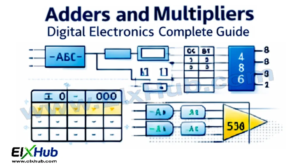 Introduction to adders and multipliers in digital electronics