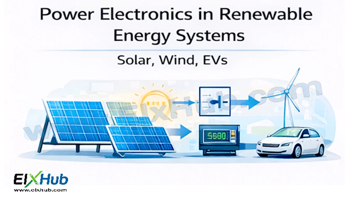Power Electronics in Renewable Energy Systems – Solar, Wind, EVs