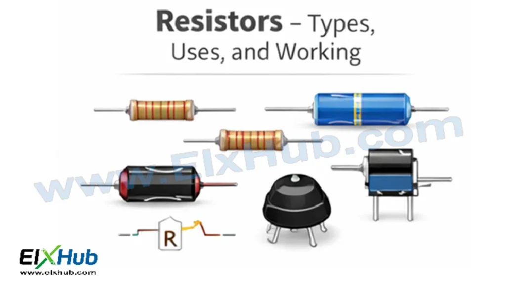 Resistors types and working principle in basic electronics
