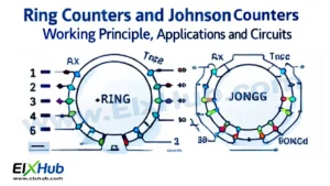 Ring counters and Johnson counters working diagrams applications