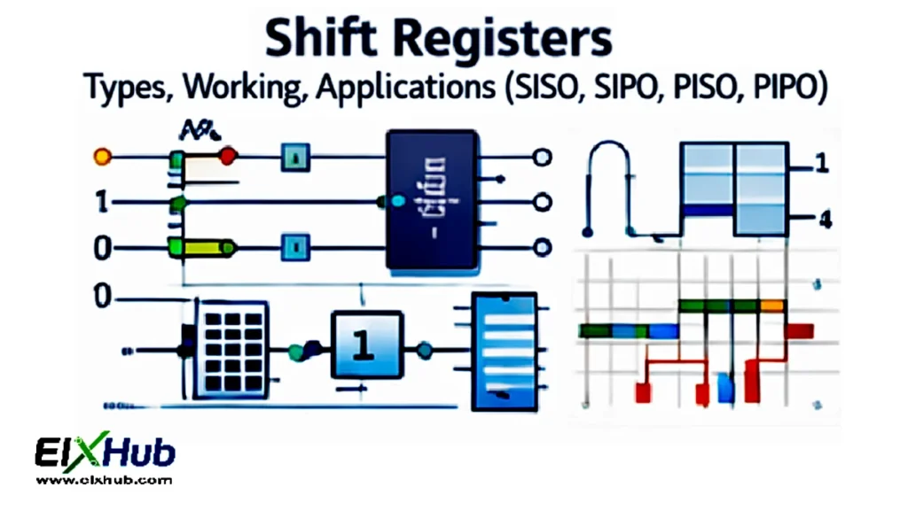Shift Registers – Types, Working, and Applications (SISO, SIPO, PISO, PIPO)