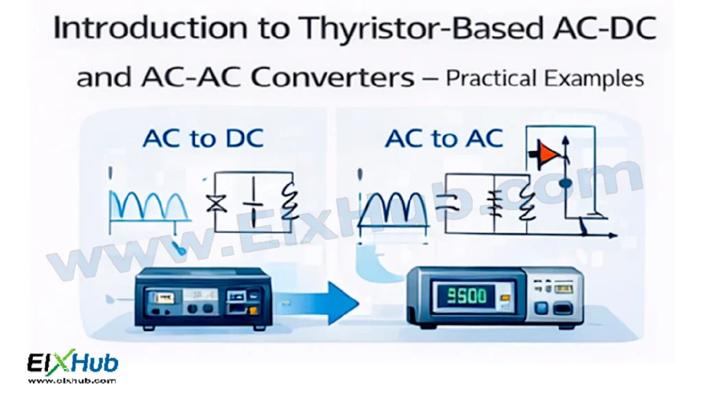 Introduction to Thyristor-Based AC-DC and AC-AC Converters – Practical Examples
