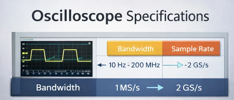 Oscilloscope specifications