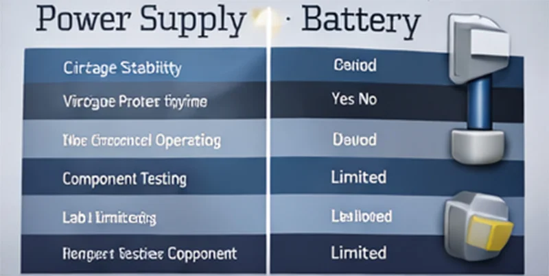 Power supply vs battery