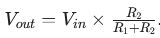 voltage divider lab formula image